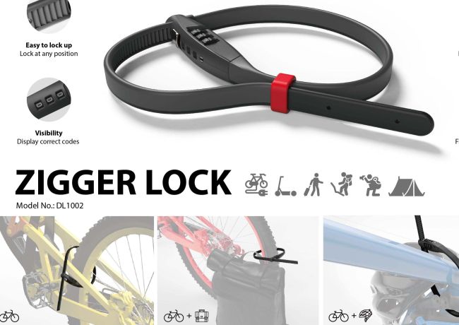 Three reasons to choose the SINOX DL1002 versatile cable locks