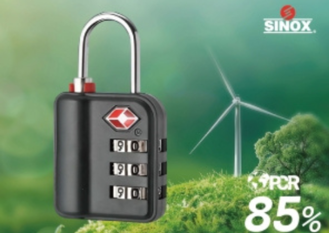Sinox Green Product: PL0383 TSA Padlock