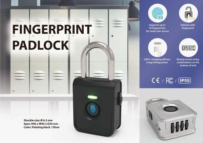 PL7002-因指紋愛好者而生的電子掛鎖